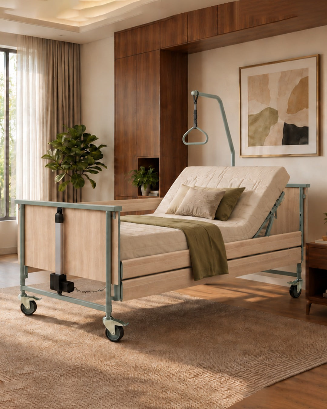AVENIR Rise bed in a beautifully styled bedroom